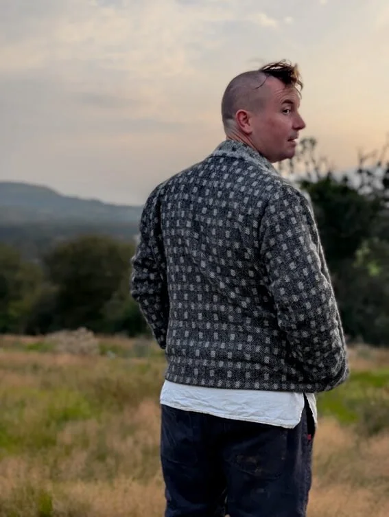 Mens British wool jacket, made in Wales