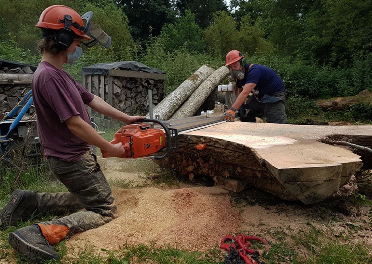 Beech milling - Carpenter & Cloth